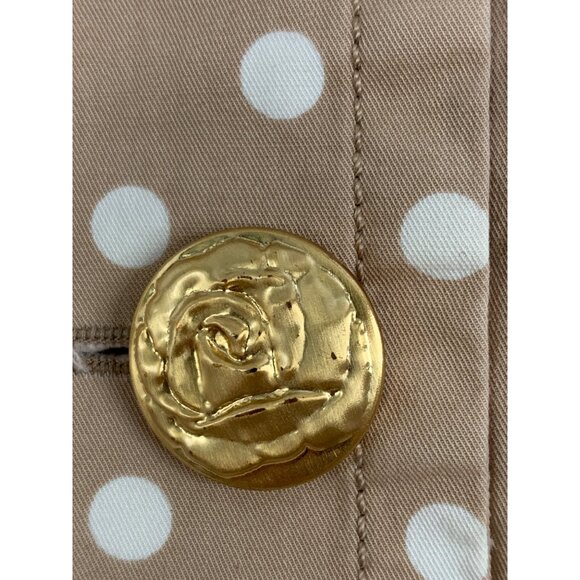 Rare Vintage Y2K Juicy Couture Polka Dot Baby Doll Crop Swing Jacket S RV10323 - Picture 5 of 9